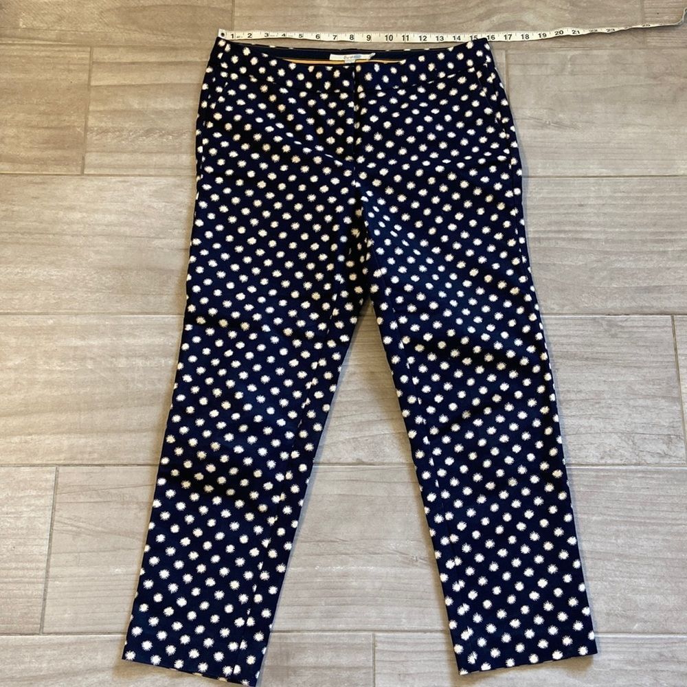 Boden Women’s Black and White Patterned Slacks Size 12UK 8US